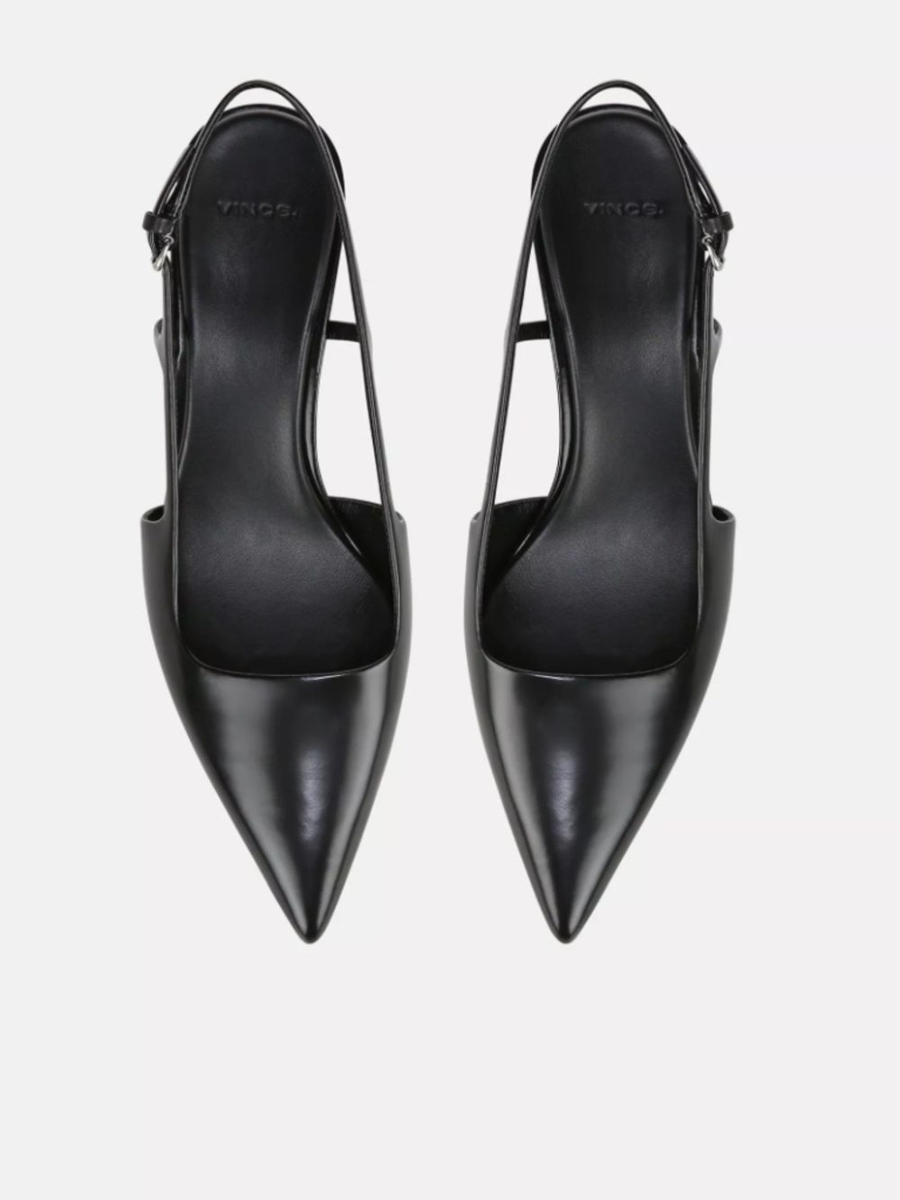 Vince Bianca Leather Slingback Heel